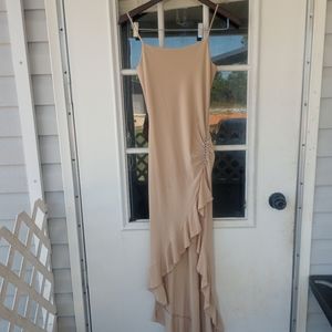 Kitty tan dress size Small